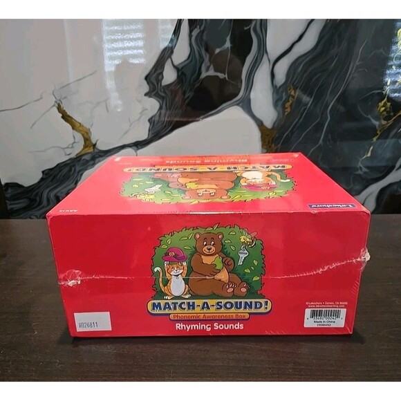Lakeshore Match-a-Sound Phonics Awareness Box Rhyming Sounds SEALED - Picture 3 of 3